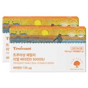 트루아상 패밀리 리얼 비타민D 5000IU 150mg x 60정, 6개입, 360정