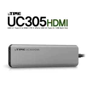 ipTIME) USB 3.1 C타입 to HDMI PD 멀티 USB 허브 UC305HDMI