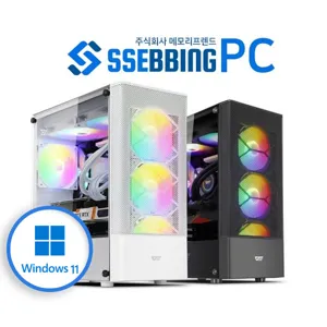 쌔빙PC 윈도우포함 I5-13400F RTX3060 TI 인텔 12세대 13세대 RGB쿨러 고사양 조립식 컴퓨터 조립PC 배그 발로란트 게이밍본체, 기본형, G33 (I5-10400F+RTX3060TI)