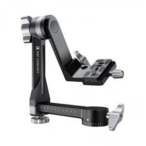 K&F CONCEPT Gimbal Tripod Head KF052 / 플레이트 포함 CNC가공 / 망원렌즈용 짐벌헤드 New design, 1개