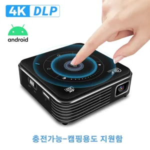 EKASN DLP 4K 미니 빔 프로젝터