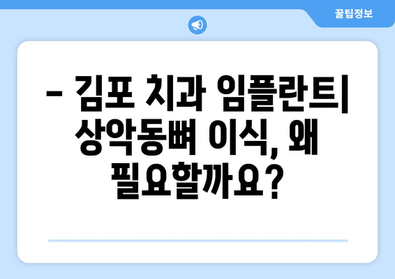 김포 치과 임플란트| 상악동뼈 이식이 필요한 이유 | 임플란트 성공률 높이기, 안전하고 효과적인 치료