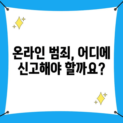 사이버 범죄 신고, 이젠 간편하게! 전화번호 안내 및 신고 방법 | 사이버수사대, 온라인 범죄, 신고센터, 전화번호