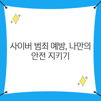 사이버 범죄 신고, 어떻게 해야 할까요? | 사이버 수사대 신고 절차, 유형별 신고 방법, 증거 확보 가이드