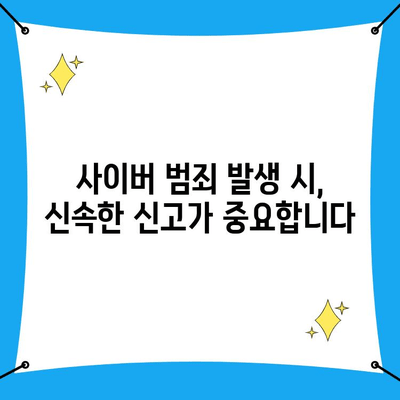 사이버 범죄 신고, 어떻게 해야 할까요? | 사이버수사대 신고 전화번호 및 접수 방법, 상세 가이드