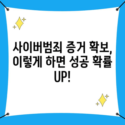 사이버수사대 신고, 성공 확률 높이는 5가지 꿀팁 | 사이버범죄, 증거, 신고방법, 성공사례