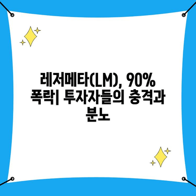 레저메타(LM) 90% 폭락 사태| 재단 입장, 수사 진행, 거래소 대응 | 코인 폭락, 사기 의혹, 투자 주의