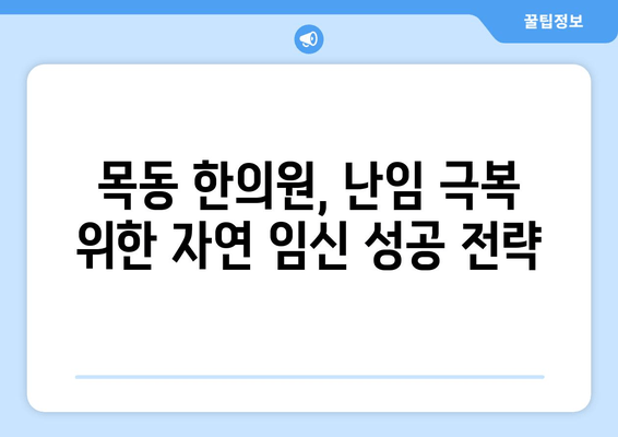 목동 한의원, 난임 극복 위한 자연 임신 성공 전략 | 난임, 한의학, 자연임신, 목동 한의원, 난임 치료