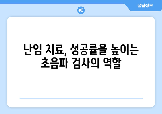 난임 진찰, 초음파 검사가 알려주는 이야기 | 난임, 초음파, 진단, 치료, 성공률