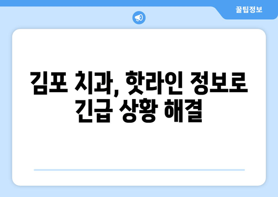 김포 치과 영업 시간 & 핫라인 정보| 빠르고 간편하게 확인하세요 | 김포, 치과, 진료 시간, 연락처, 예약