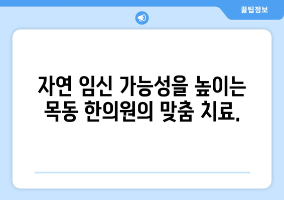 목동 한의원, 난임 극복 위한 자연 임신 성공 전략 | 난임, 한의학, 자연임신, 목동 한의원, 난임 치료