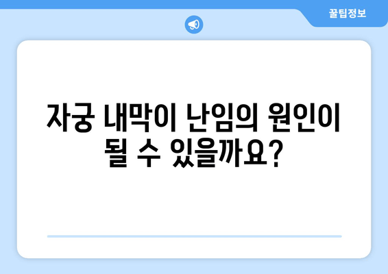 자궁 내막 이상으로 인한 난임, 초음파 검사로 알아보세요 | 난임 원인, 진단, 치료, 자궁 내막 두께